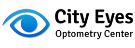 The City Eyes Optometry Center website sidebar logo